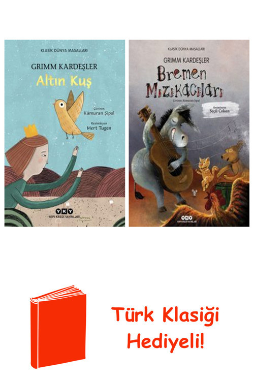 Jacob Grimm 2 Kitap Seti + Türk Klasiği Hediye