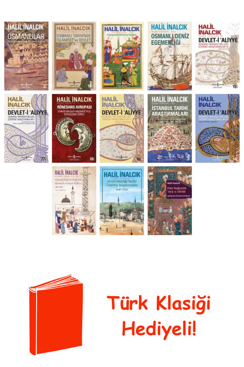 Halil İnalcık 13 Kitap Seti + Türk Klasiği Hediye