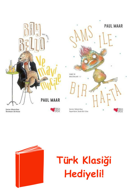 Paul Maar 2 Kitap Seti + Türk Klasiği Hediye