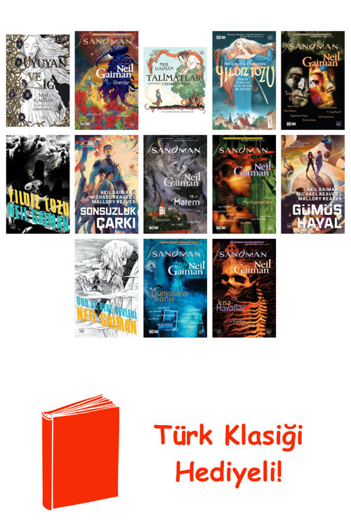 Neil Gaiman 13 Kitap Seti + Türk Klasiği Hediye