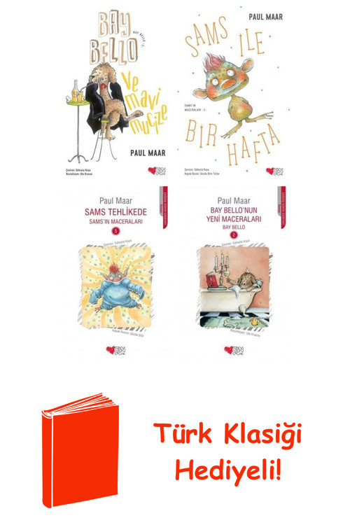 Paul Maar 4 Kitap Seti + Türk Klasiği Hediye