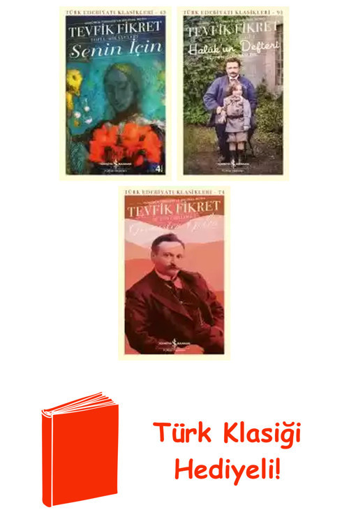 Tevfik Fikret 3 Kitap Seti + Türk Klasiği Hediye