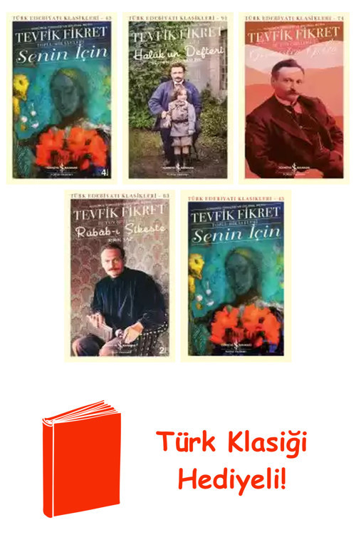 Tevfik Fikret 5 Kitap Seti + Türk Klasiği Hediye