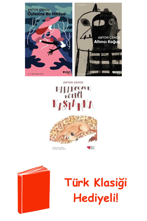Anton Çehov 3 Kitap Seti + Türk Klasiği Hediye