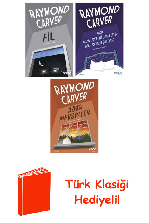 Raymond Carver 3 Kitap Seti + Türk Klasiği Hediye