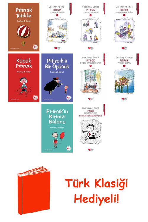 René Goscinny 10 Kitap Seti + Türk Klasiği Hediye