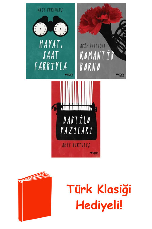 Akif Kurtuluş 3 Kitap Seti + Türk Klasiği Hediye