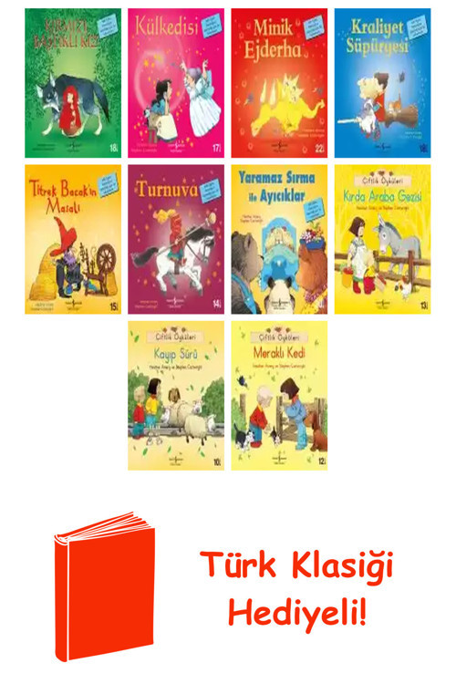 Heather Amery 10 Kitap Seti + Türk Klasiği Hediye