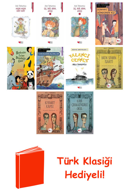 Aslı Tohumcu 10 Kitap Seti + Türk Klasiği Hediye