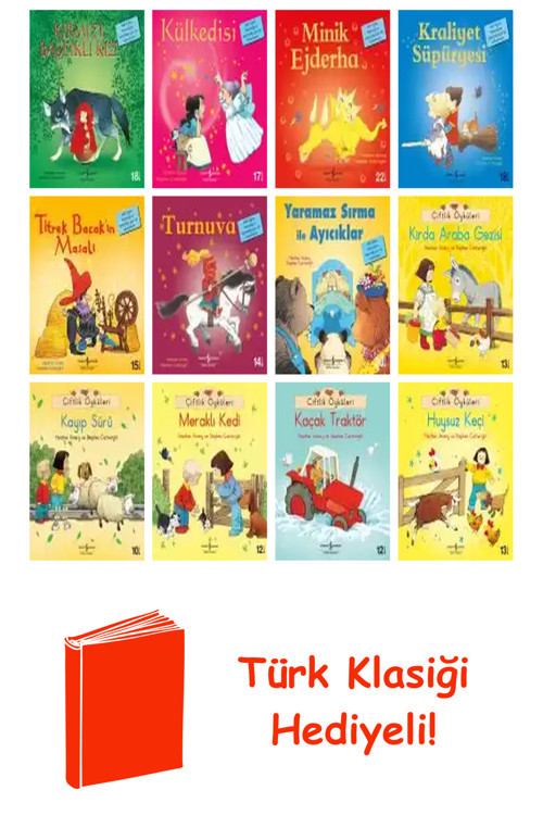 Heather Amery 12 Kitap Seti + Türk Klasiği Hediye