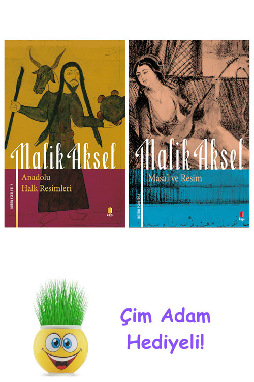 Malik Aksel 2 Kitap Seti + Çim Adam Hediye