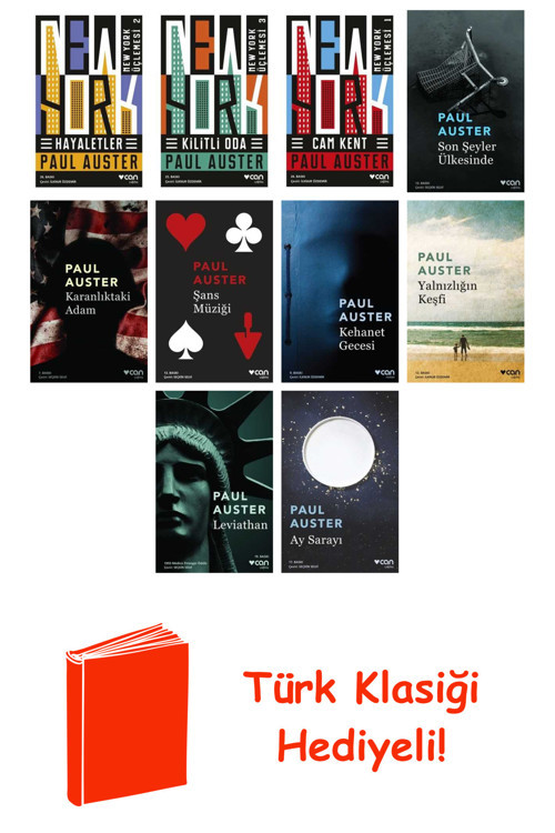 Paul Auster 10 Kitap Seti + Türk Klasiği Hediye