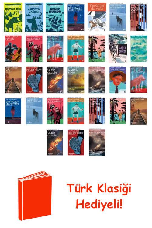 Jack London 31 Kitap Seti + Türk Klasiği Hediye