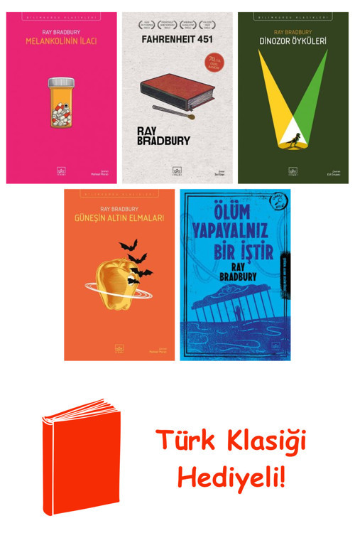 Ray Bradbury 5 Kitap Seti + Türk Klasiği Hediye