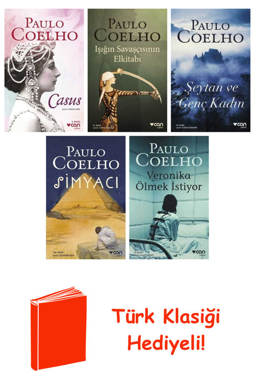 Paulo Coelho 5 Kitap Seti + Türk Klasiği Hediye