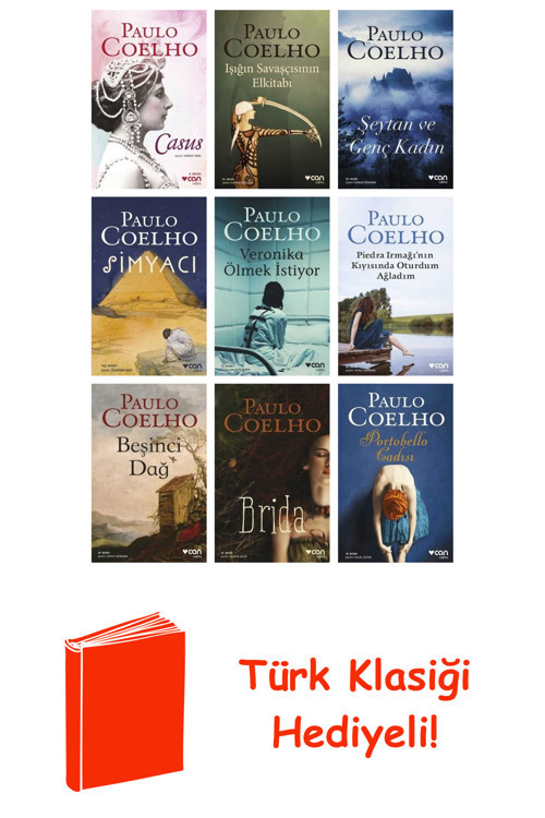 Paulo Coelho 9 Kitap Seti + Türk Klasiği Hediye