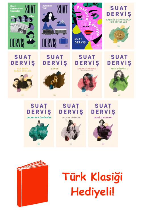 Suat Derviş 11 Kitap Seti + Türk Klasiği Hediye