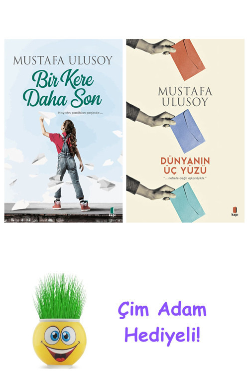 Mustafa Ulusoy 2 Kitap Seti + Çim Adam Hediye