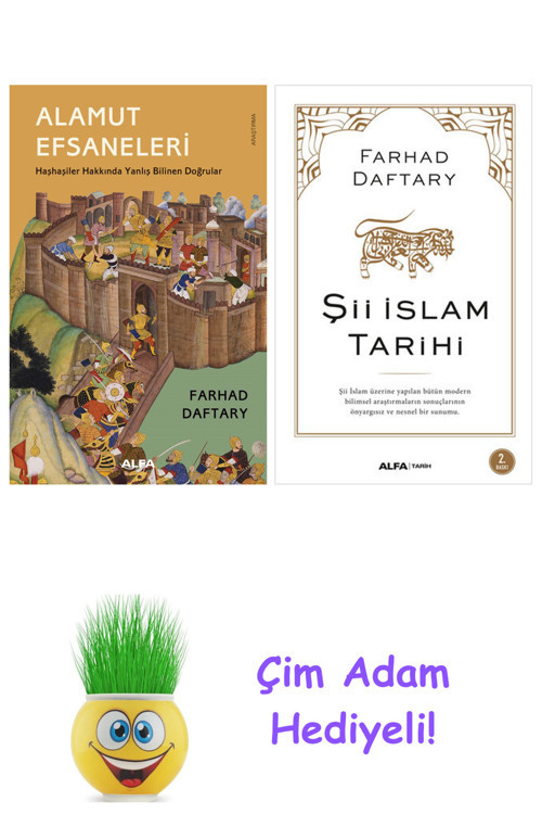 Farhad Daftary 2 Kitap Seti + Çim Adam Hediye