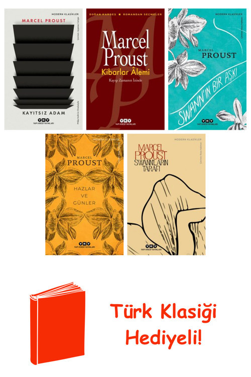 Marcel Proust 5 Kitap Seti + Türk Klasiği Hediye
