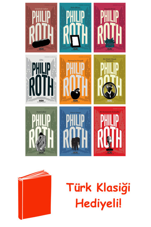 Philip Roth 9 Kitap Seti + Türk Klasiği Hediye