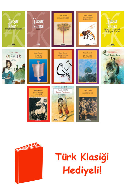 Yaşar Kemal 13 Kitap Seti + Türk Klasiği Hediye