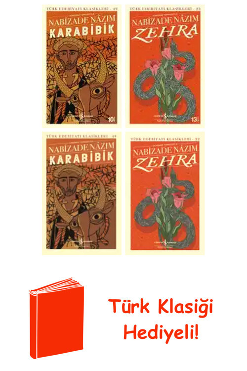 Nabizade Nâzım 4 Kitap Seti + Türk Klasiği Hediye