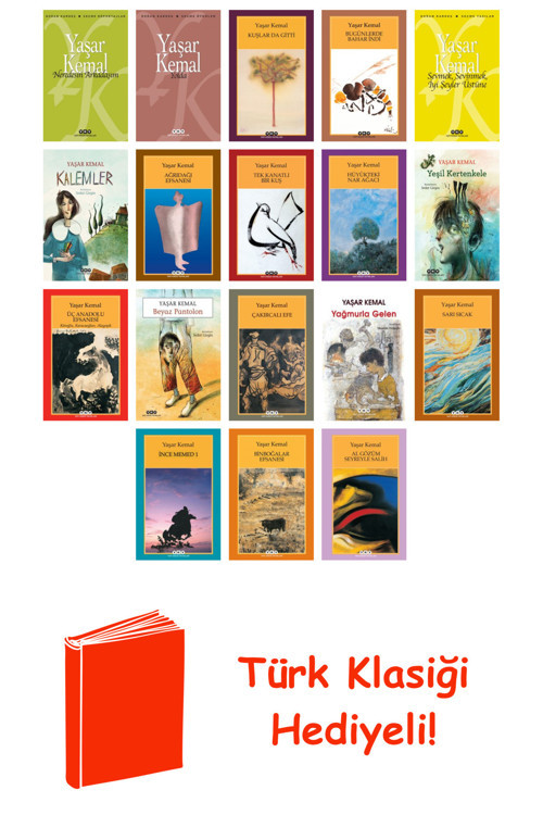 Yaşar Kemal 18 Kitap Seti + Türk Klasiği Hediye