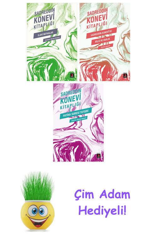 Sadreddin Konevi 3 Kitap Seti + Çim Adam Hediye