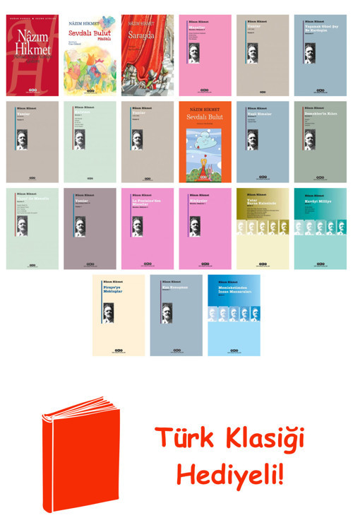 Nâzım Hikmet 21 Kitap Seti + Türk Klasiği Hediye