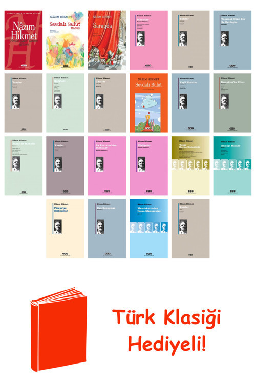 Nâzım Hikmet 22 Kitap Seti + Türk Klasiği Hediye