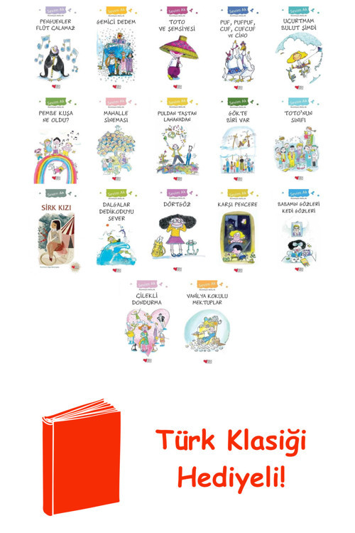Sevim Ak 17 Kitap Seti + Türk Klasiği Hediye