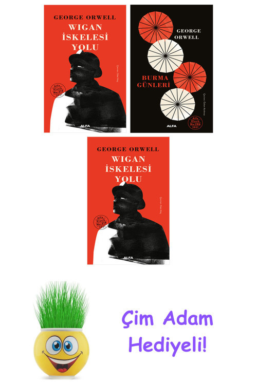 George Orwell 3 Kitap Seti + Çim Adam Hediye