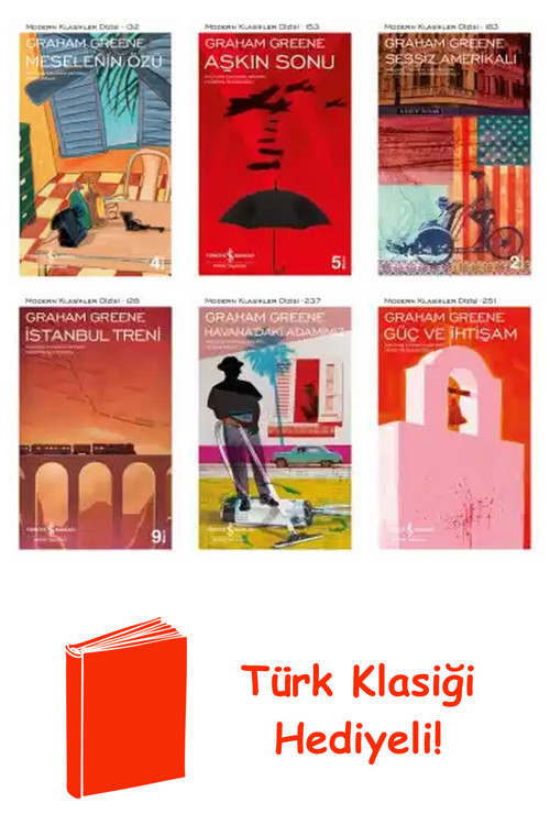 Graham Greene 6 Kitap Seti + Türk Klasiği Hediye