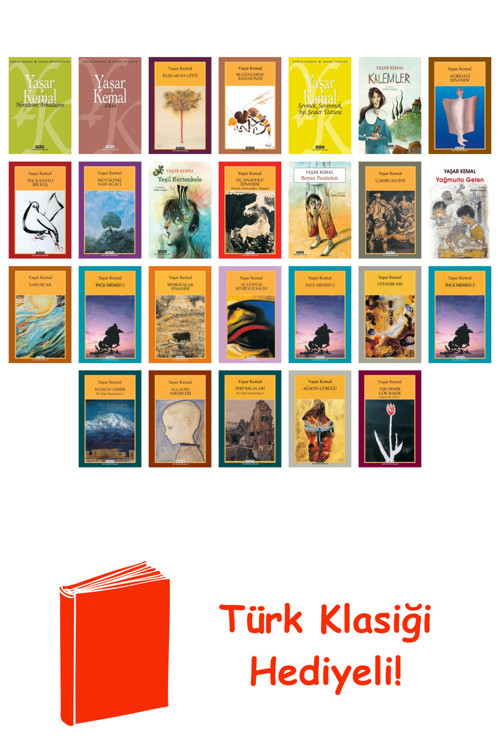 Yaşar Kemal 26 Kitap Seti + Türk Klasiği Hediye