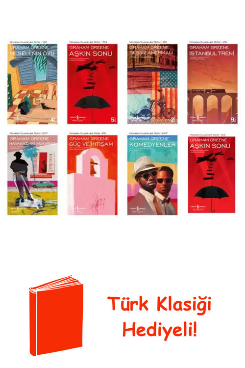 Graham Greene 8 Kitap Seti + Türk Klasiği Hediye