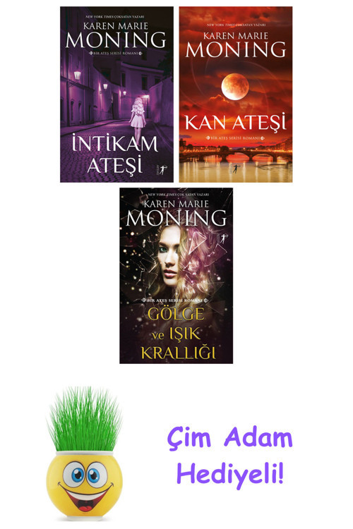 Karen Marie Moning 3 Kitap Seti + Çim Adam Hediye