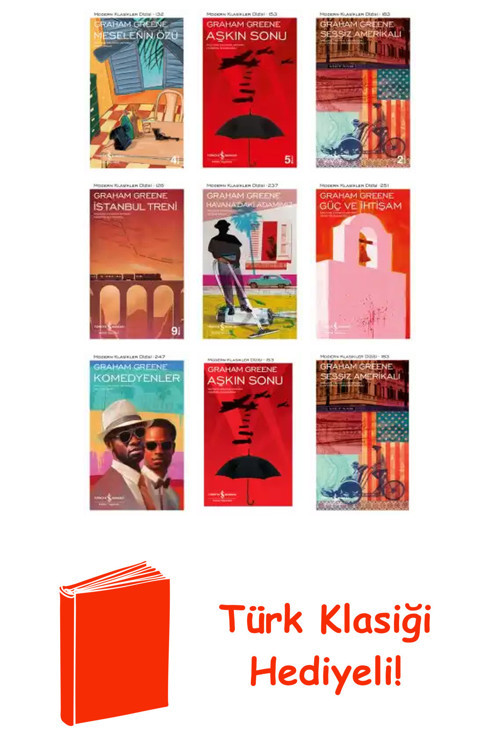 Graham Greene 9 Kitap Seti + Türk Klasiği Hediye