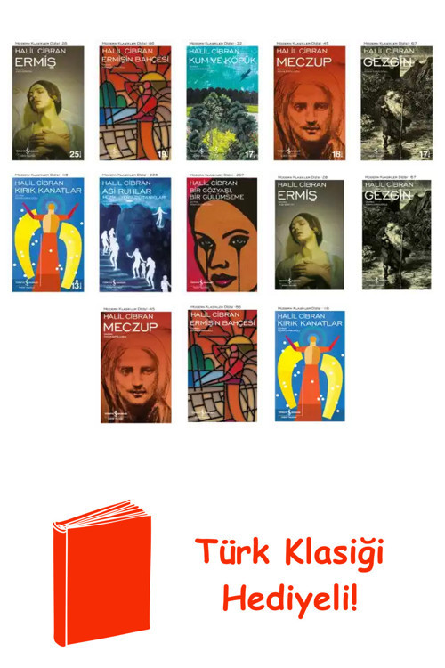 Halil Cibran 13 Kitap Seti + Türk Klasiği Hediye