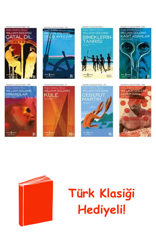 William Golding 8 Kitap Seti + Türk Klasiği Hediye