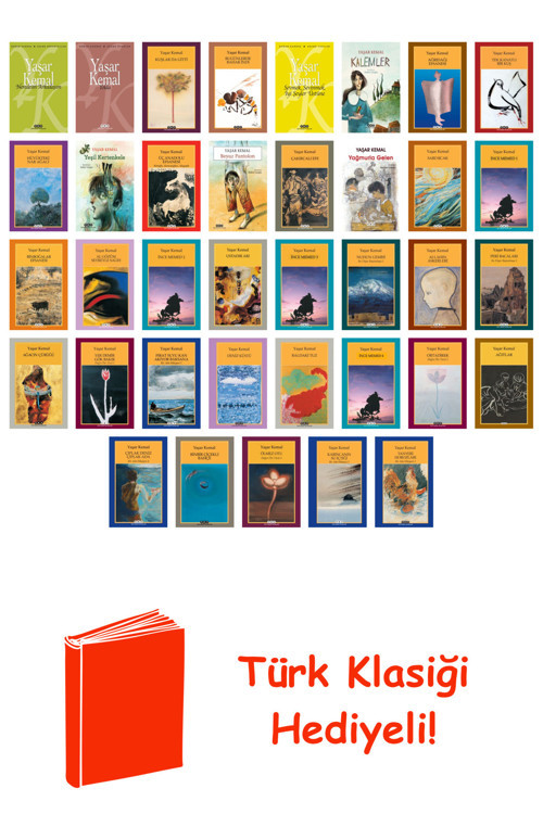 Yaşar Kemal 37 Kitap Seti + Türk Klasiği Hediye