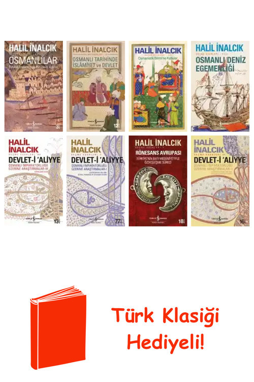 Halil İnalcık 8 Kitap Seti + Türk Klasiği Hediye