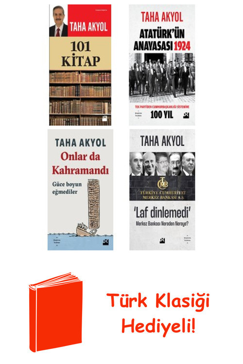Taha Akyol 4 Kitap Seti + Türk Klasiği Hediye