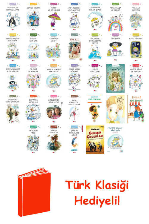 Sevim Ak 33 Kitap Seti + Türk Klasiği Hediye