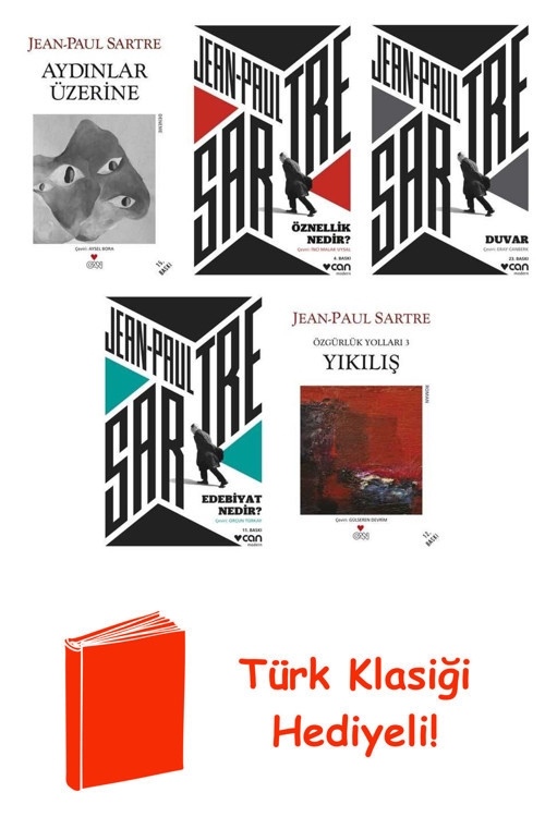 Jean-Paul Sartre 5 Kitap Seti + Türk Klasiği Hediye