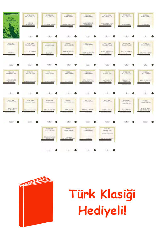 William Shakespeare 36 Kitap Seti + Türk Klasiği Hediye
