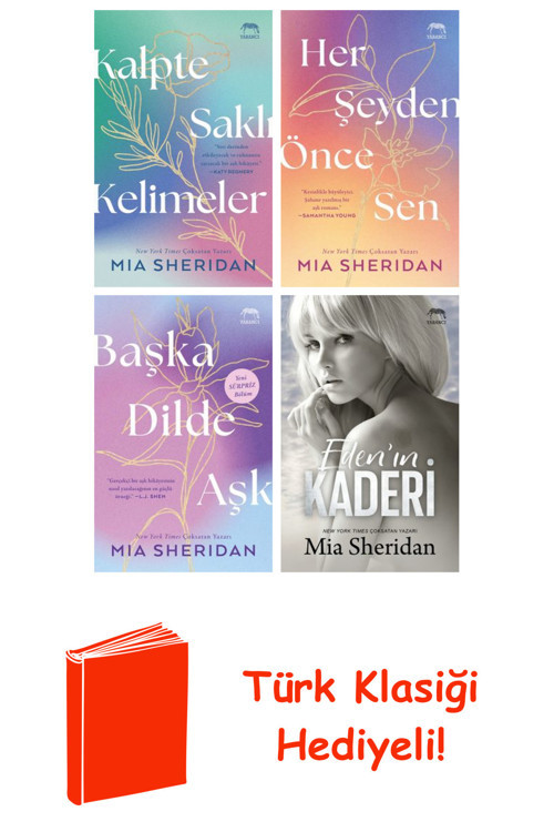 Mia Sheridan 4 Kitap Seti + Türk Klasiği Hediye