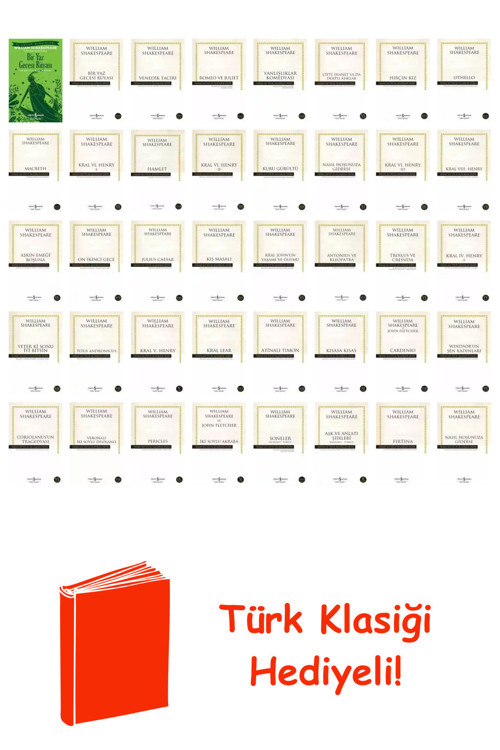 William Shakespeare 40 Kitap Seti + Türk Klasiği Hediye