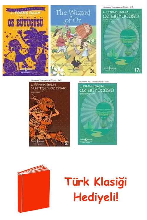 L. Frank Baum 5 Kitap Seti + Türk Klasiği Hediye