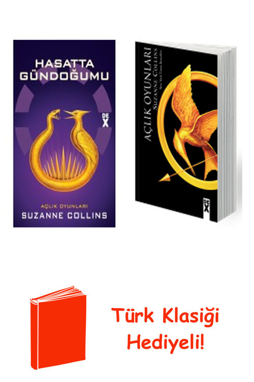 Suzanne Collins 2 Kitap Seti + Türk Klasiği Hediye